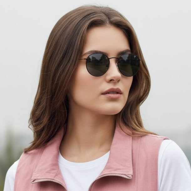 Round Frame Sunglasses