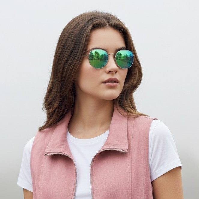 Round Frame Sunglasses
