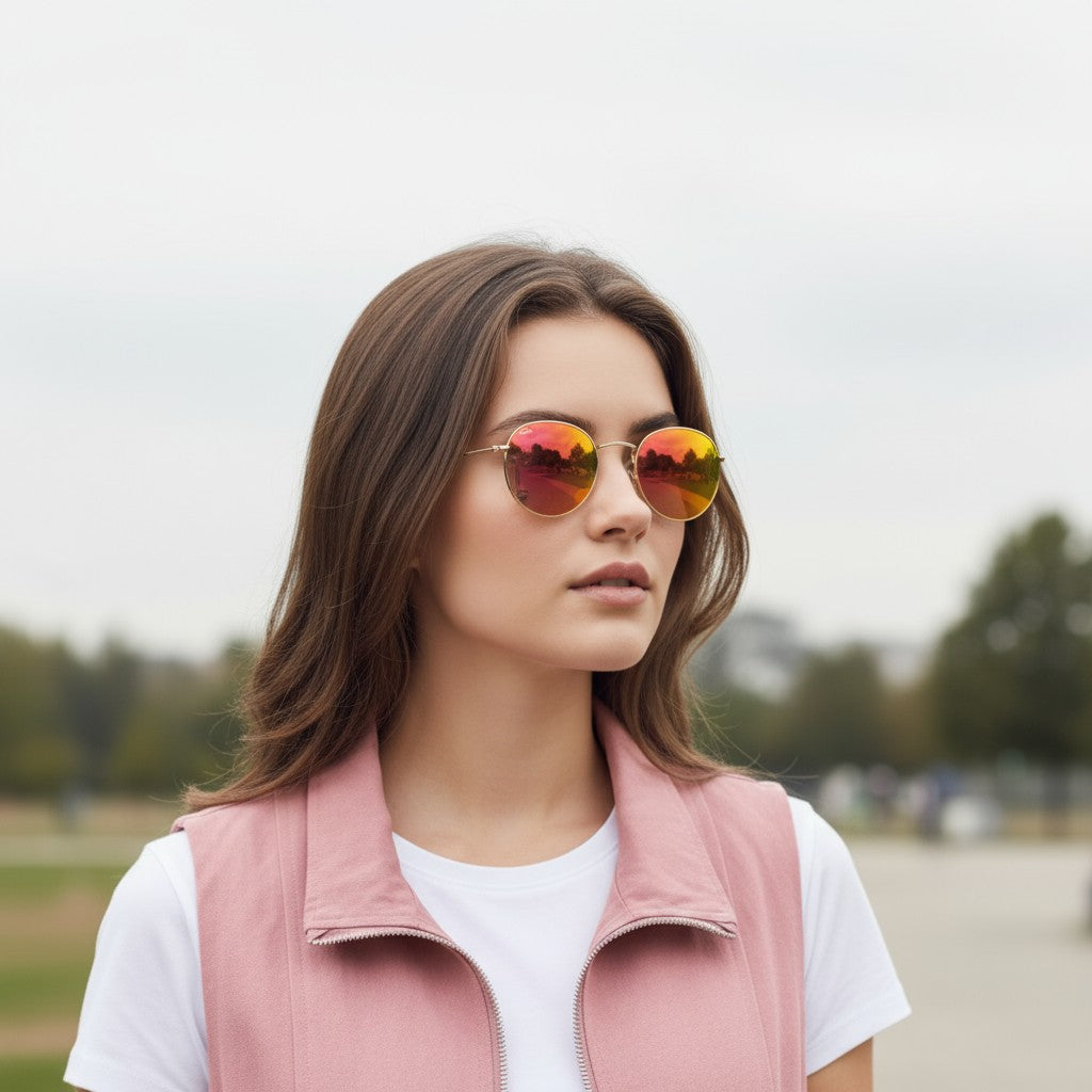 Round Frame Sunglasses