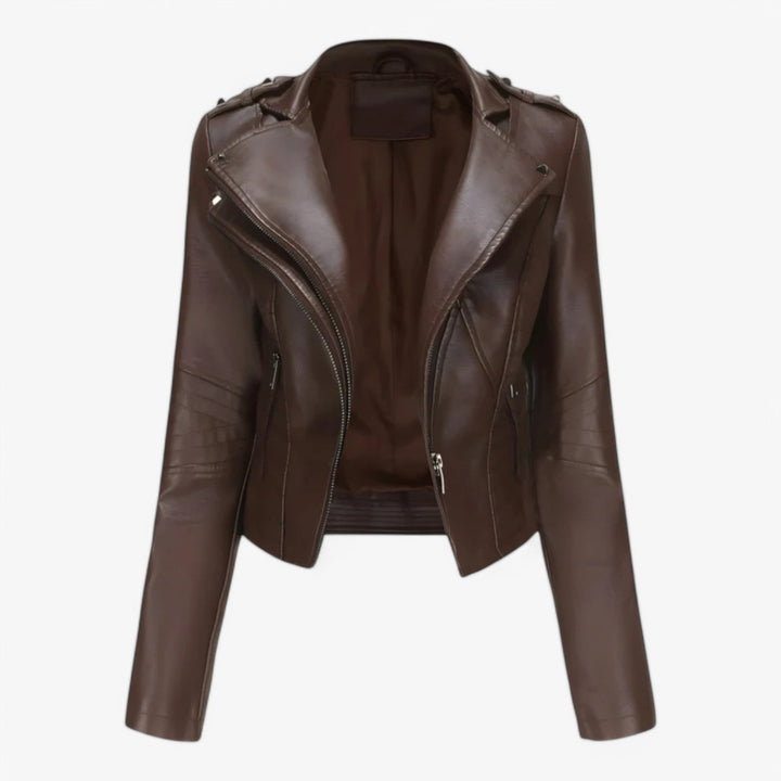 Short Leather Jacket for Women