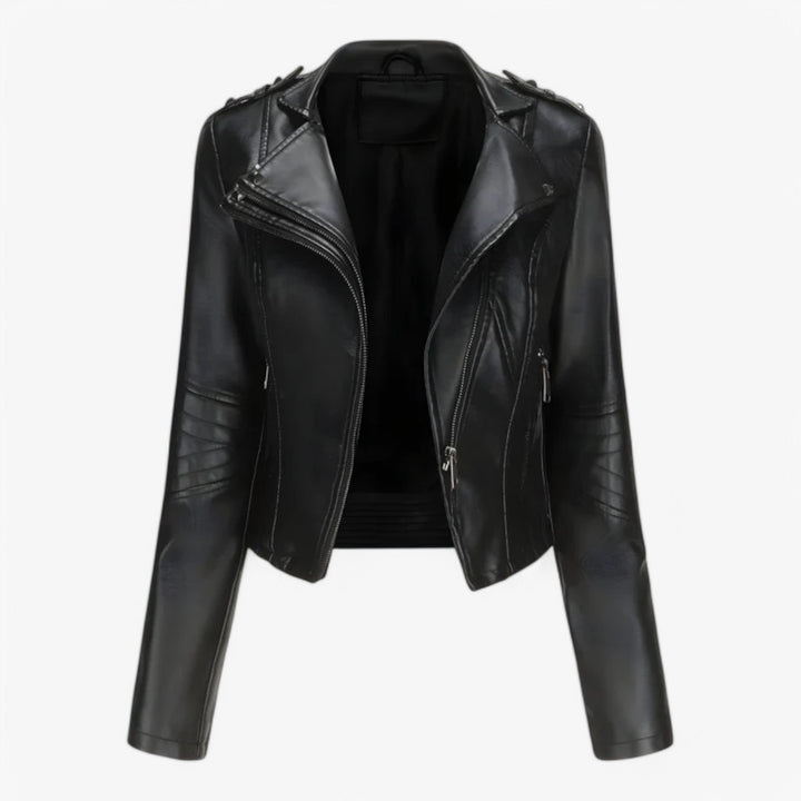 Short Leather Jacket for Women
