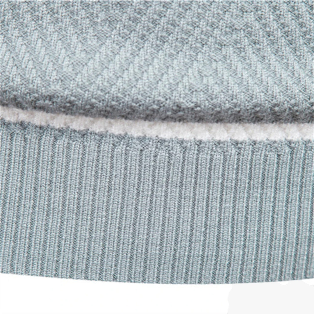 Men’s Slim Fit Floral Sweater for Autumn