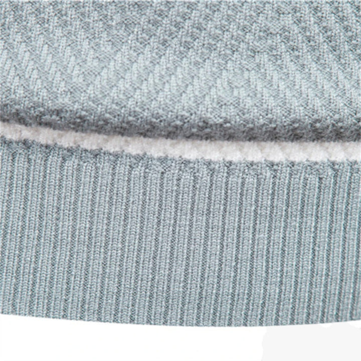 Men’s Slim Fit Floral Sweater for Autumn