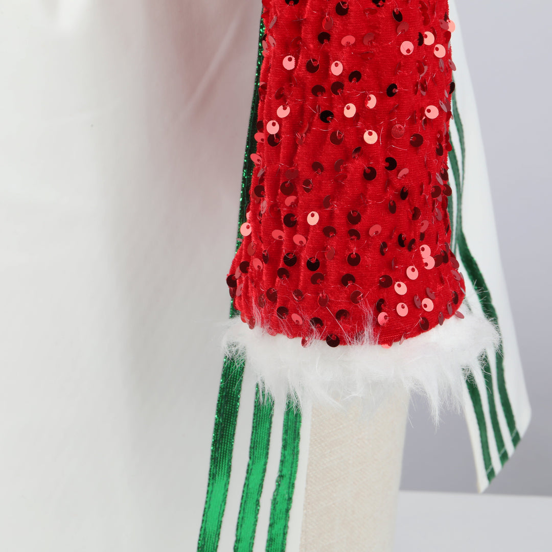 Sequin Crop Top and Skirt Costume Set