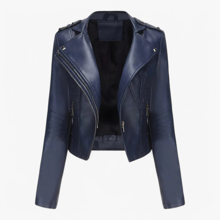 Short Leather Jacket for Women