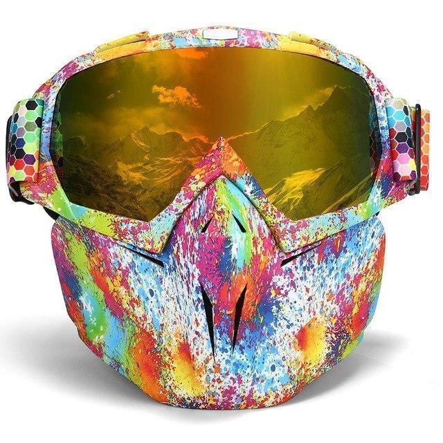 Ski Goggles with Anti-Fog and Windproof Features, Includes Storage Box
