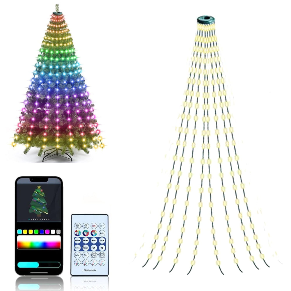 Smart Control LED Outdoor Christmas Lights for Holiday Decoration