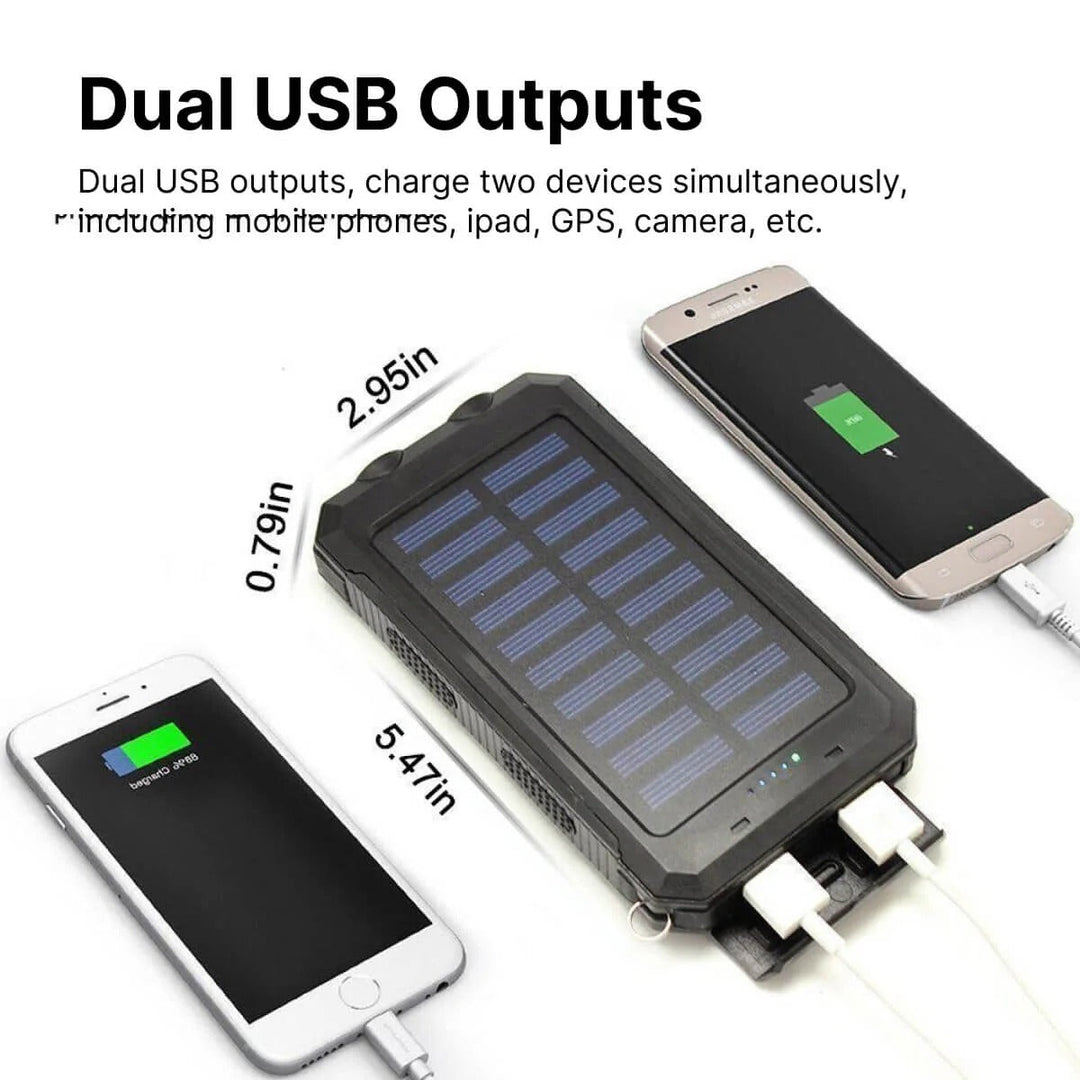 Solar Power Bank Charger for Outdoor Use
