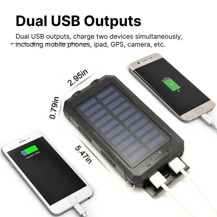 Solar Power Bank Charger for Outdoor Use