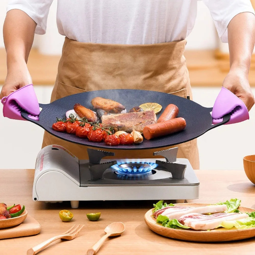 Square Non-Stick Grill Pan for Cooking and Grilling