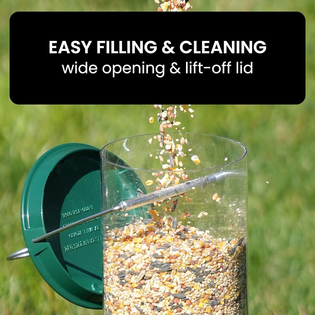 Squirrel Proof Bird Feeder for Outdoor Garden Use