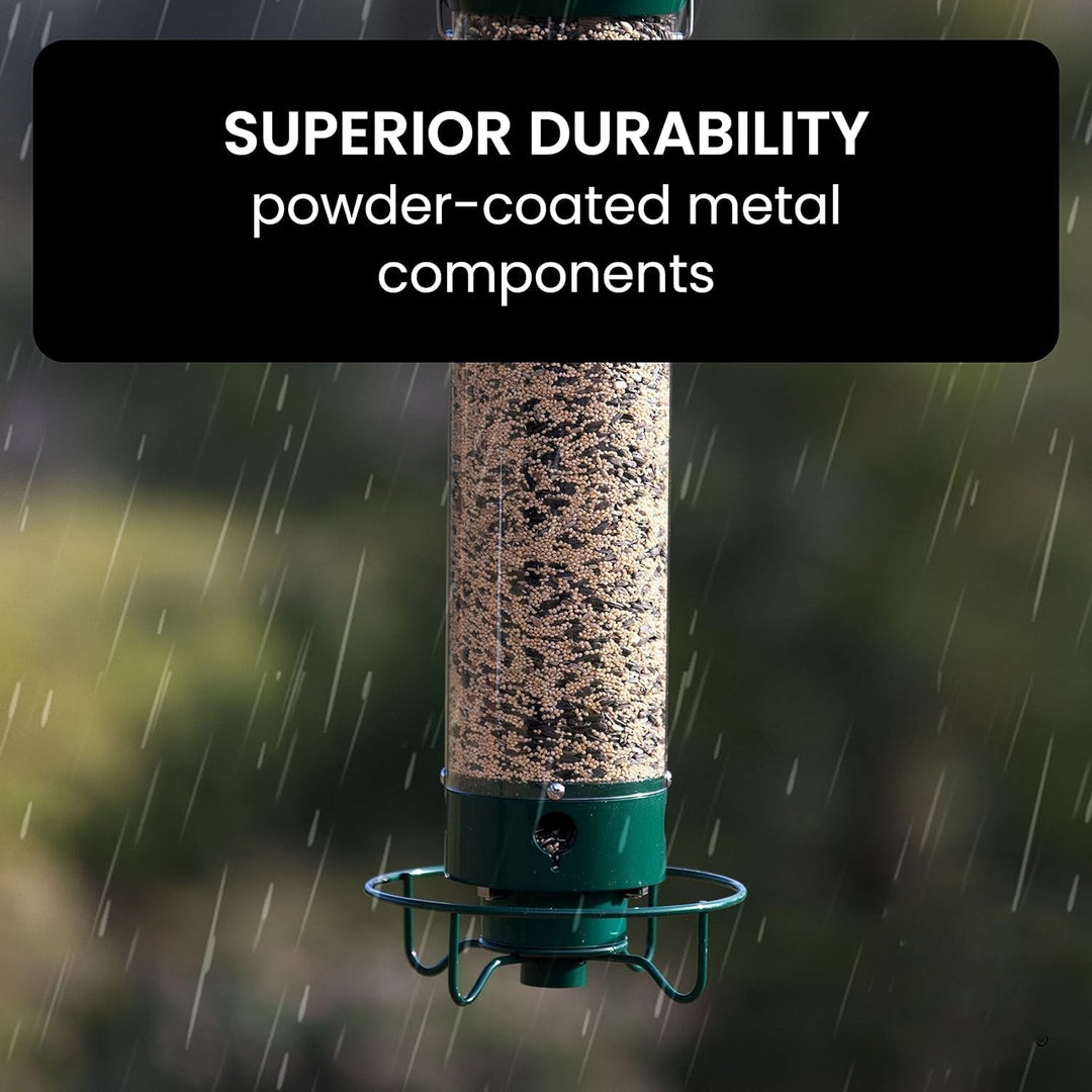 Squirrel Proof Bird Feeder for Outdoor Garden Use