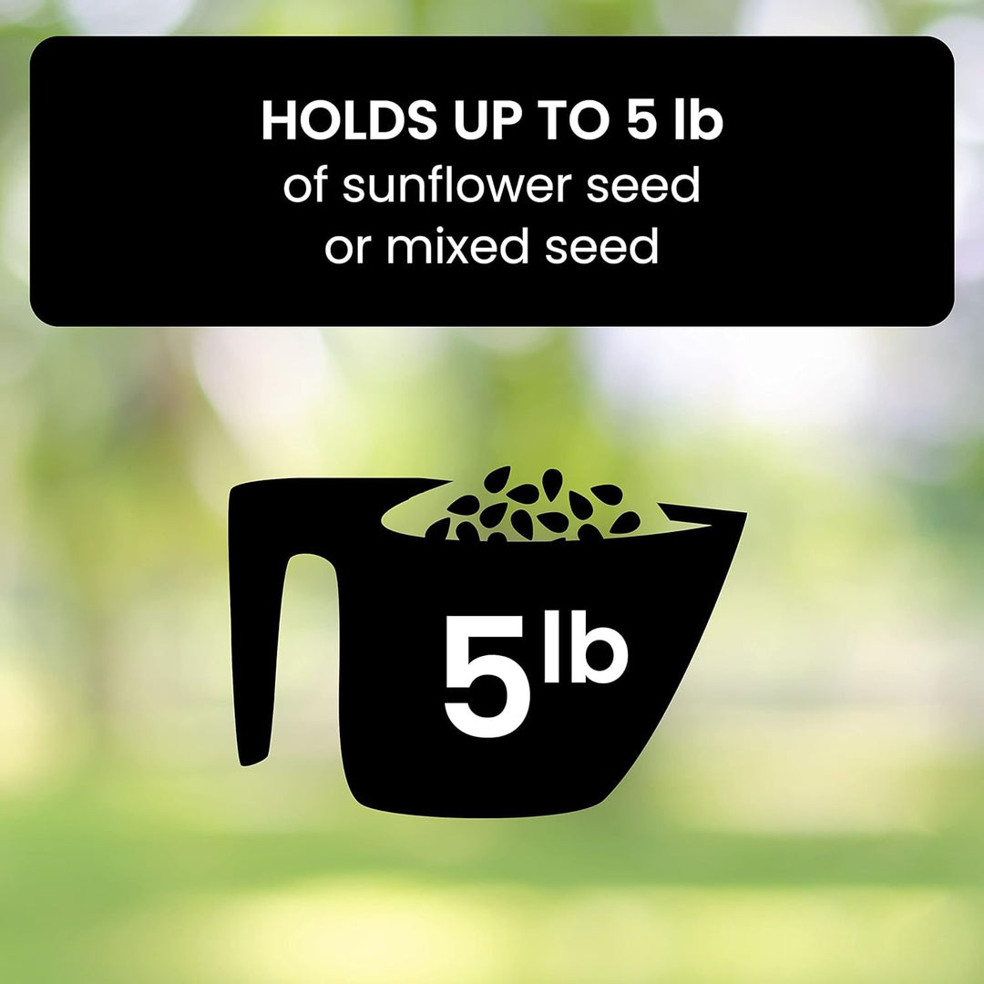 Squirrel Proof Bird Feeder for Outdoor Garden Use