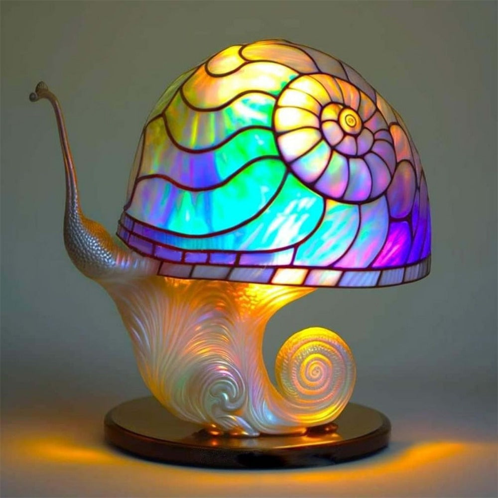 Stained Glass Mushroom Lamp - 9 Style Options Available