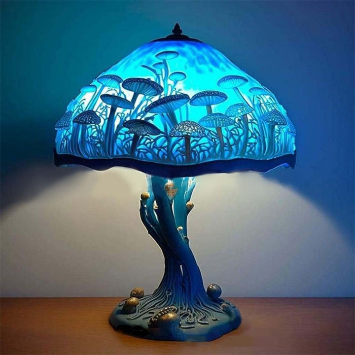 Stained Glass Mushroom Lamp - 9 Style Options Available