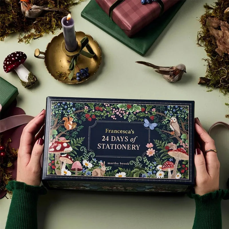 Stationery Advent Calendar Countdown Gift Set for Kids and Adults