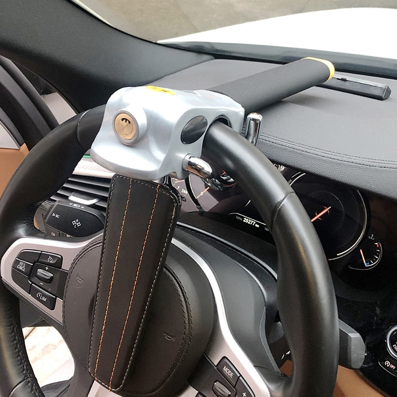Steering Wheel Lock Security Device for Vehicle Protection