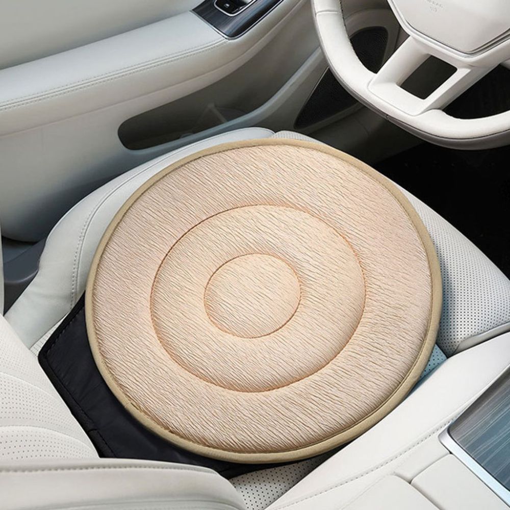 Swivel Car Seat Cushion Pad for Easy Rotation and Comfort