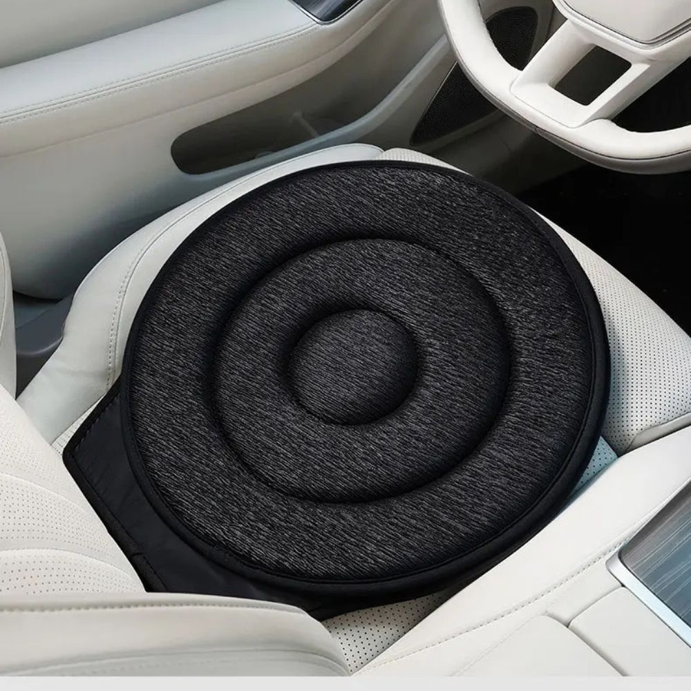 Swivel Car Seat Cushion Pad for Easy Rotation and Comfort