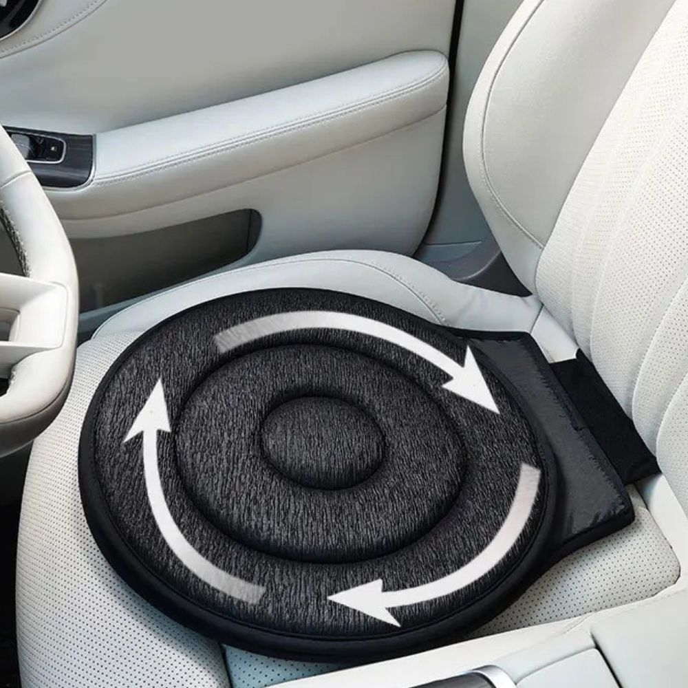 Swivel Car Seat Cushion Pad for Easy Rotation and Comfort