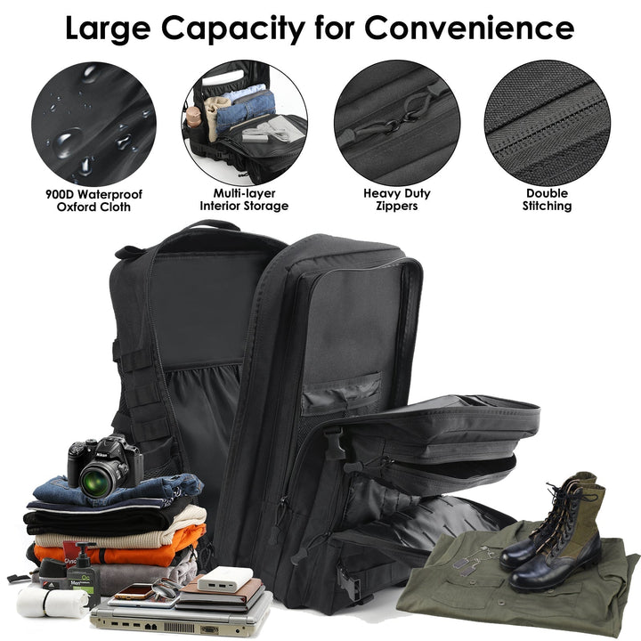 Tactical Military Backpack for Outdoor Gear and Travel