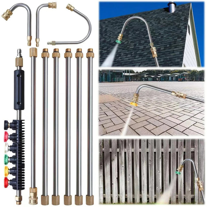Telescopic High-Pressure Washer Wand Set 4000 PSI