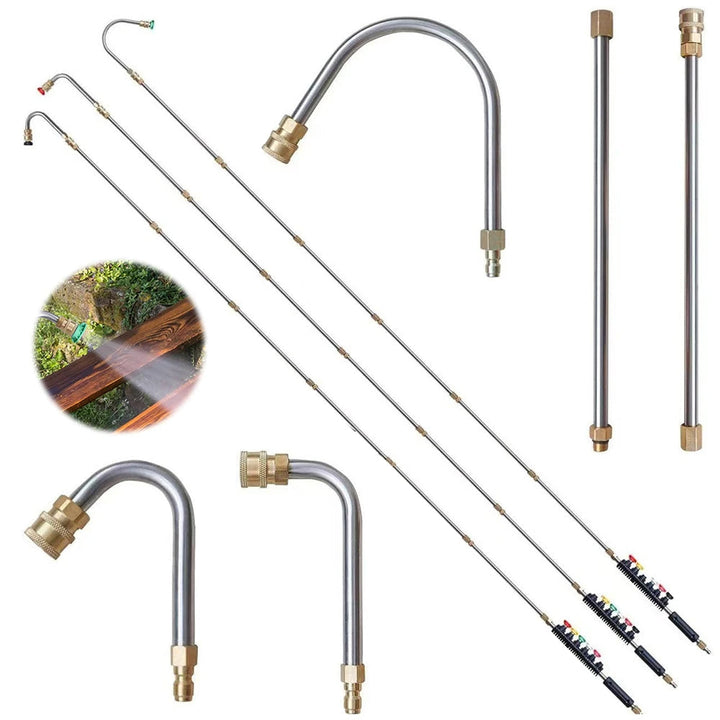 Telescopic High-Pressure Washer Wand Set 4000 PSI