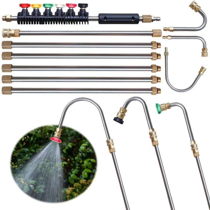 Telescopic High-Pressure Washer Wand Set 4000 PSI