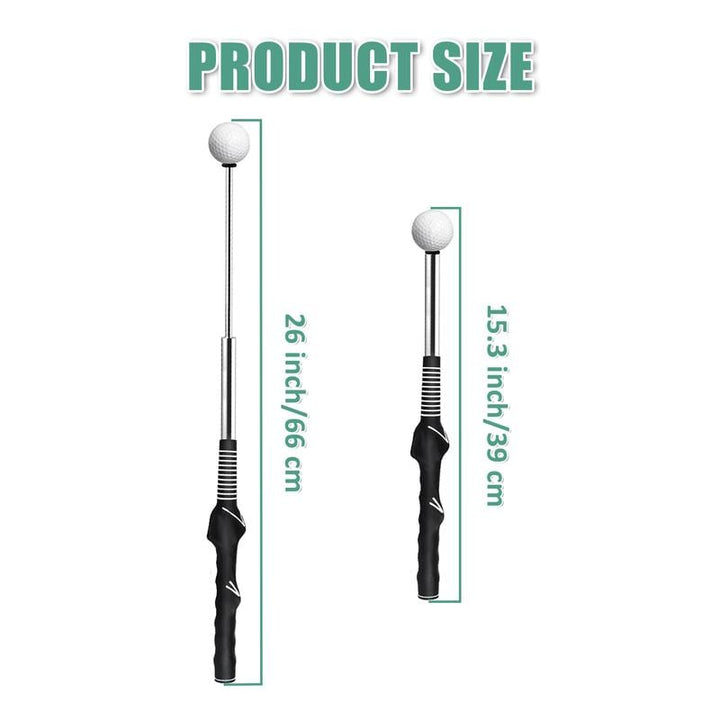 Telescopic Retractable Golf Swing Training Aid Tool