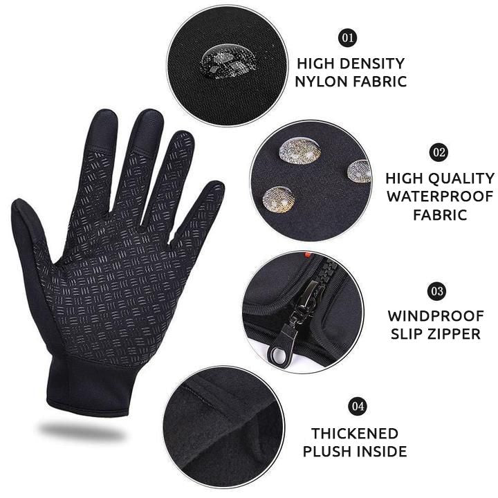 Thermal Gloves for Cycling and Skiing Outdoor Activities
