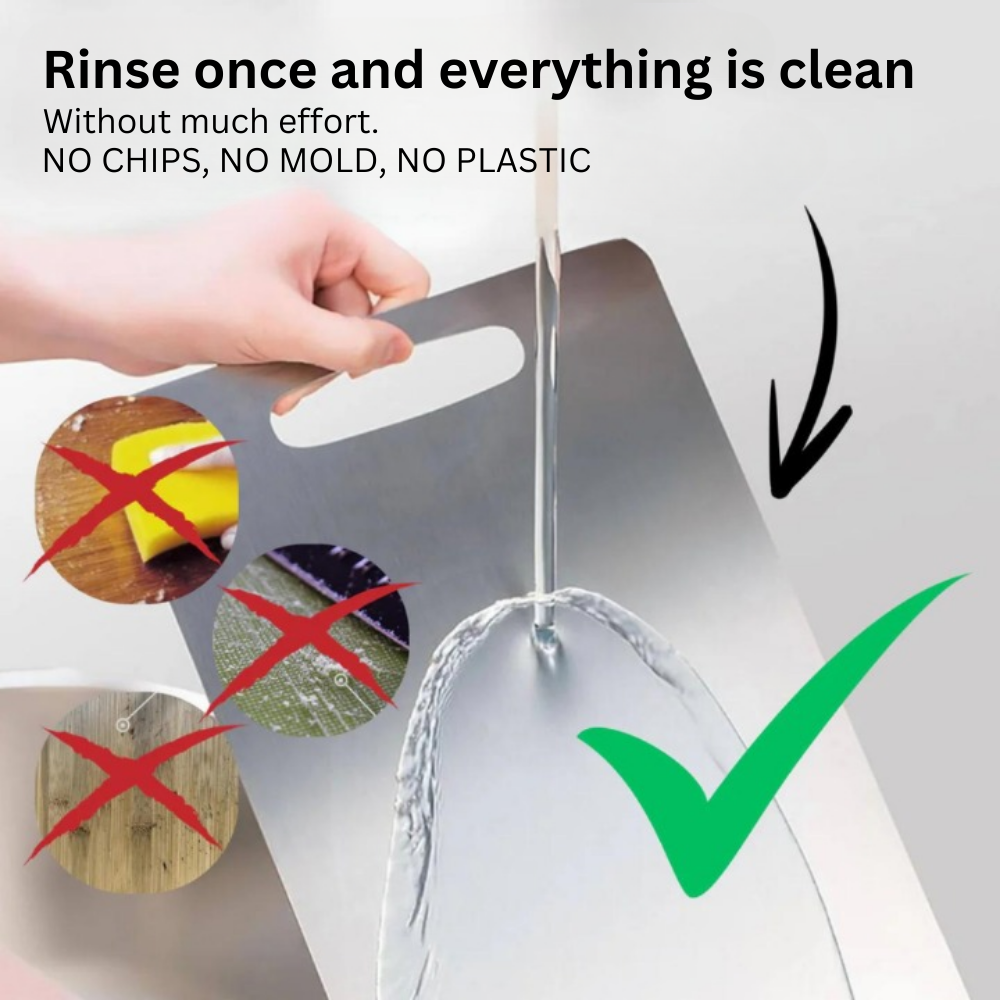 Titanium Kitchen Cutting Board for Food Preparation