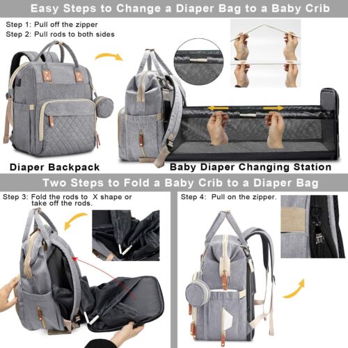 Travel Cot and Changing Bag Combo for Babies