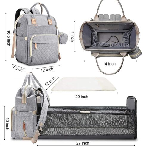 Travel Cot and Changing Bag Combo for Babies