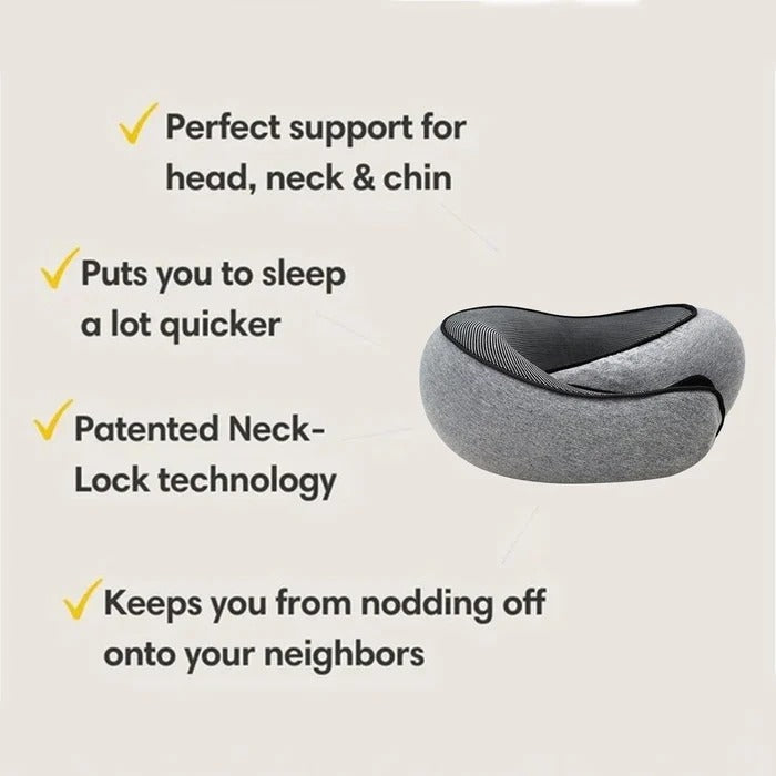 Travel Neck Pillow for Comfort and Support on the Go