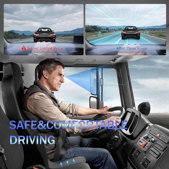 Truck Seat Cushion with Memory Foam Lumbar Support