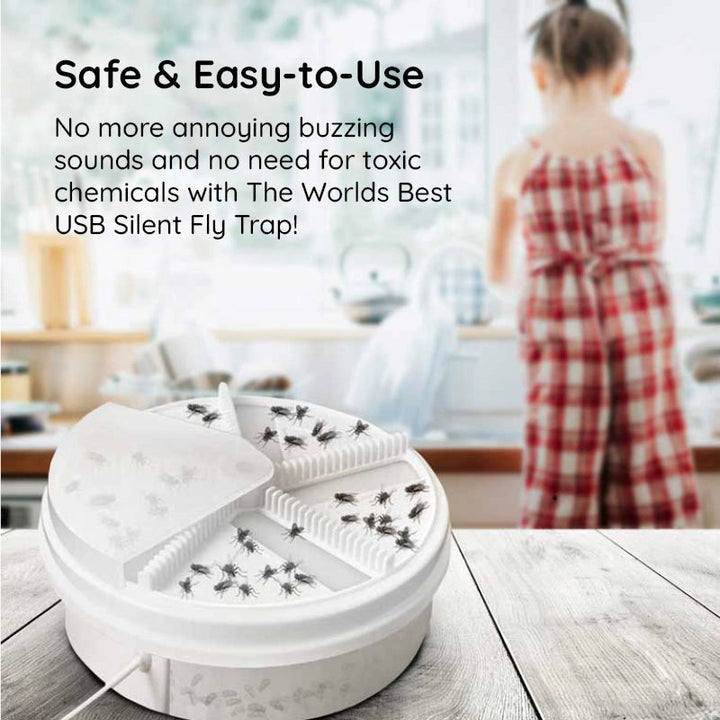 USB Electric Fly Trap for Indoor Insect Control