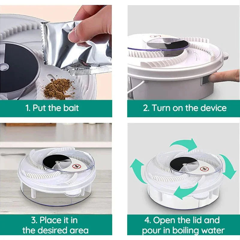 USB Electric Fly Trap for Indoor Insect Control
