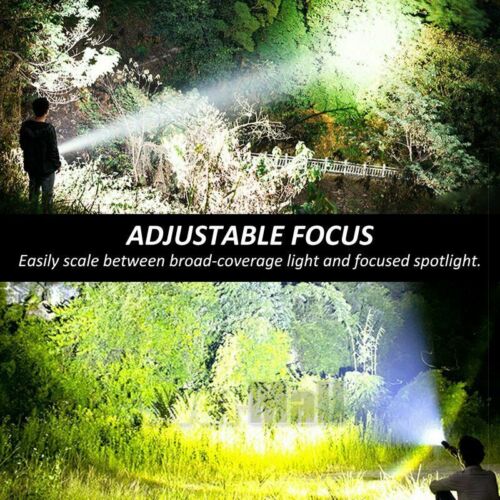 USB Rechargeable LED Flashlight 99000 Lumens High Brightness