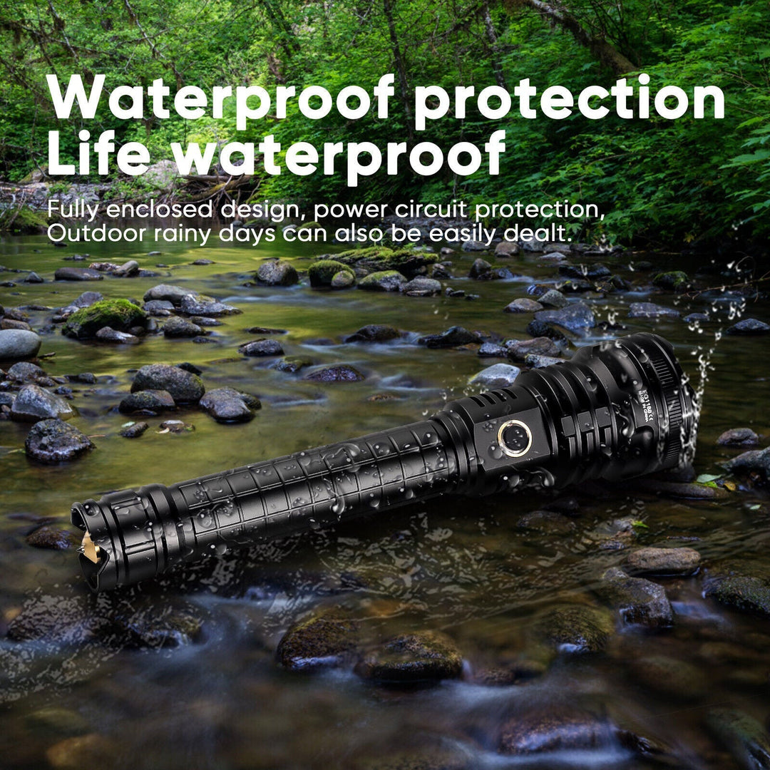 USB Rechargeable LED Flashlight 99000 Lumens High Brightness