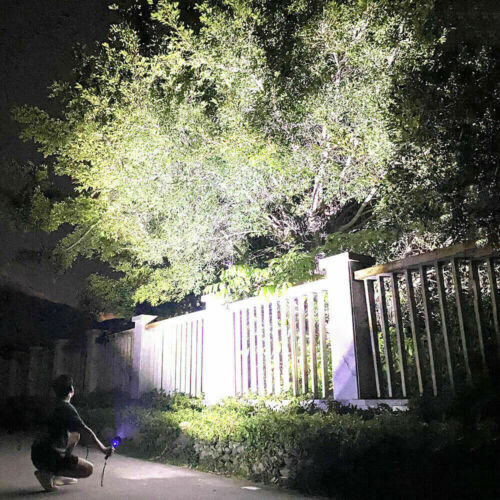 USB Rechargeable LED Flashlight 99000 Lumens High Brightness