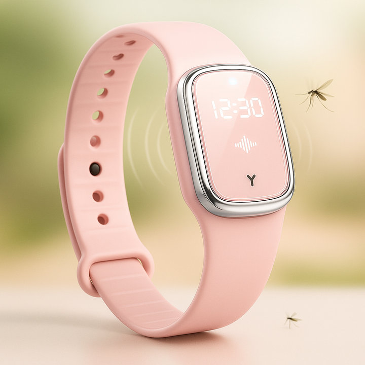 Ultrasonic Mosquito Repellent Wristband Device