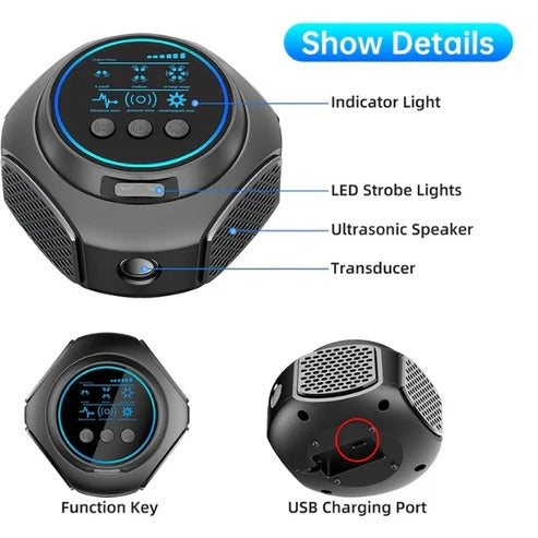 Ultrasonic Pest Repeller for Indoor Spider Control