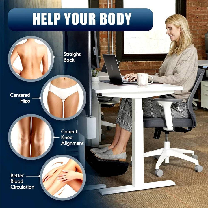 Under Desk Foot Rest Cushion Pad for Comfort and Support