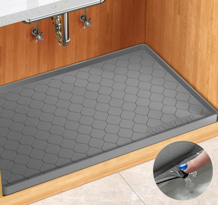 Under Sink Mat Waterproof Cabinet Liner for Kitchen and Bathroom