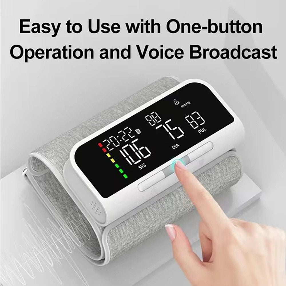 Upper Arm Blood Pressure Monitor Device for Home Use