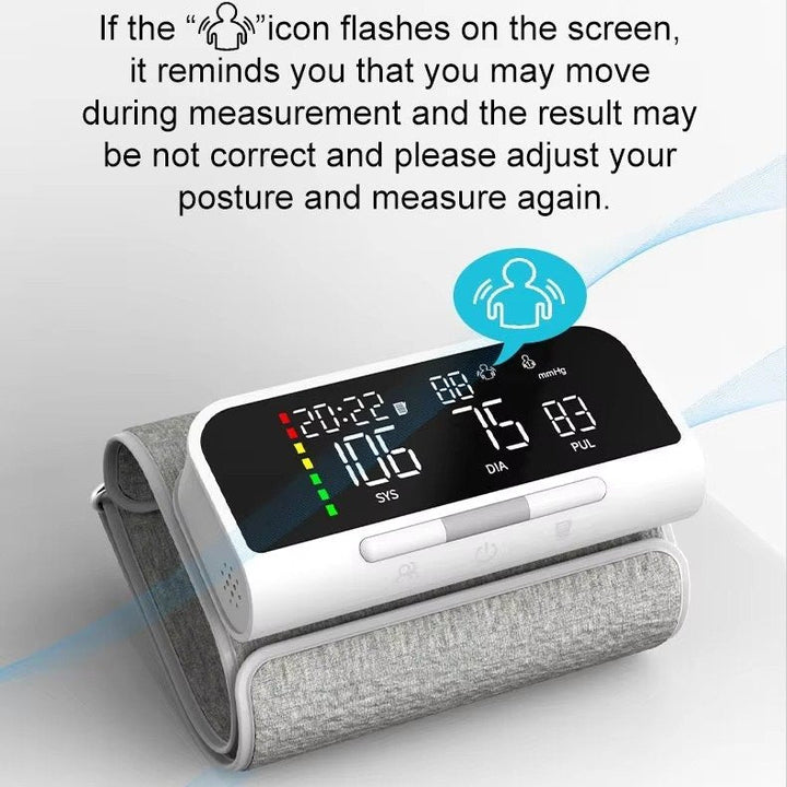 Upper Arm Blood Pressure Monitor Device for Home Use