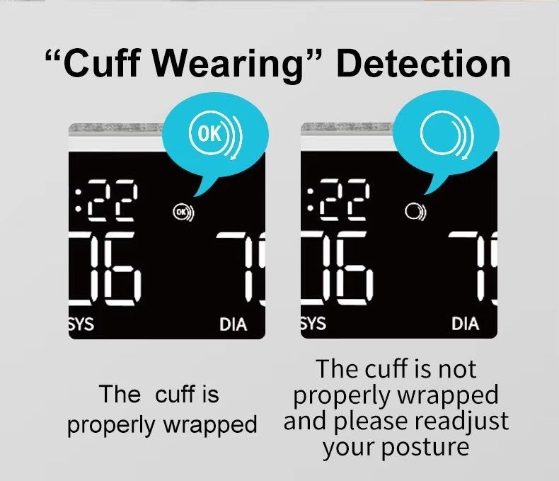 Upper Arm Blood Pressure Monitor Device for Home Use