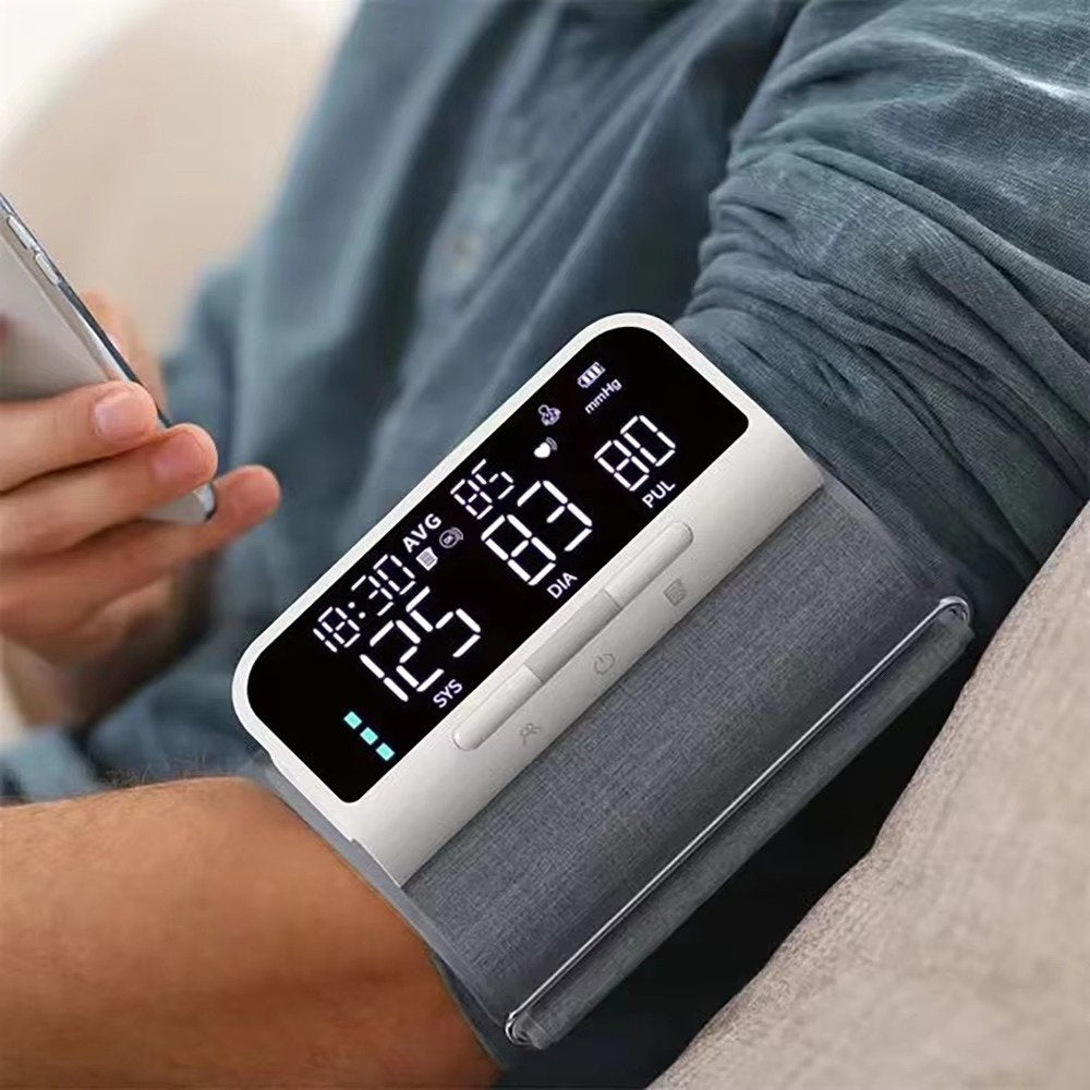 Upper Arm Blood Pressure Monitor Device for Home Use