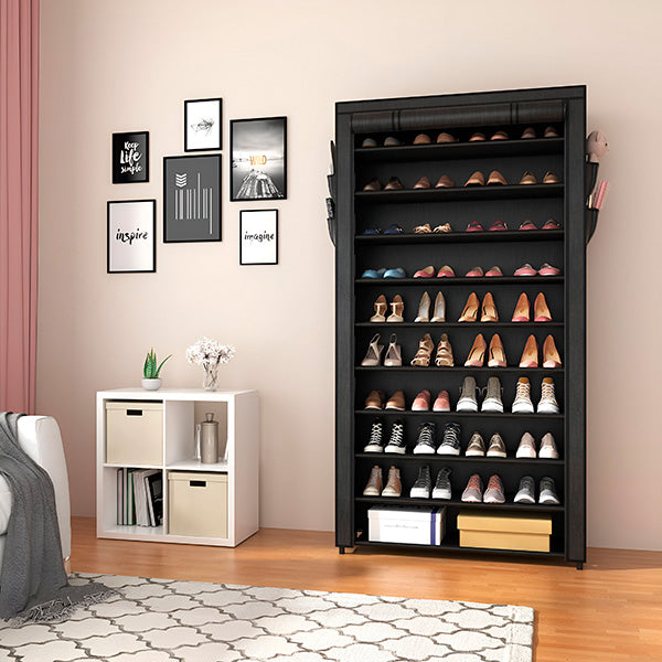 Vertical Shoe Rack Organizer Storage System