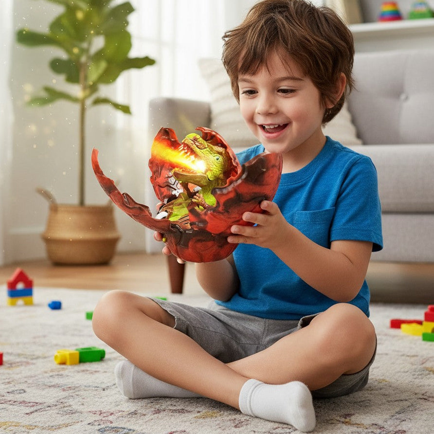 Voice-Controlled Dinosaur Egg Toy for Kids